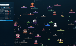 Esta mapa interactivo nos permite explorar un «universo musical» con más de 300.000 artistas